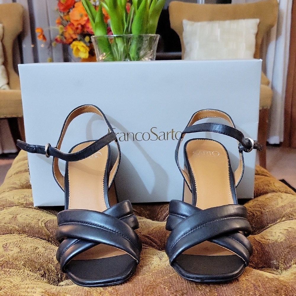 Franco Sarto Women's Black Sandals